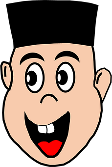 Cartoon Boy Face Vector