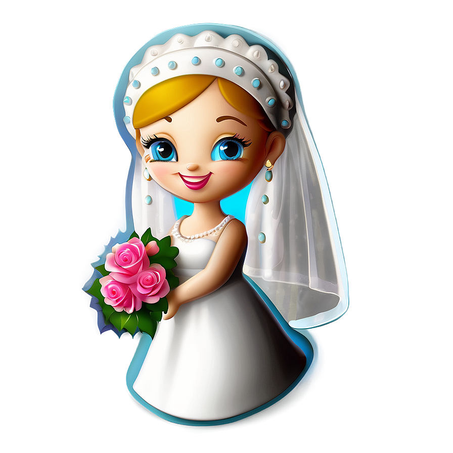 Cartoon Bride Icon Png 63