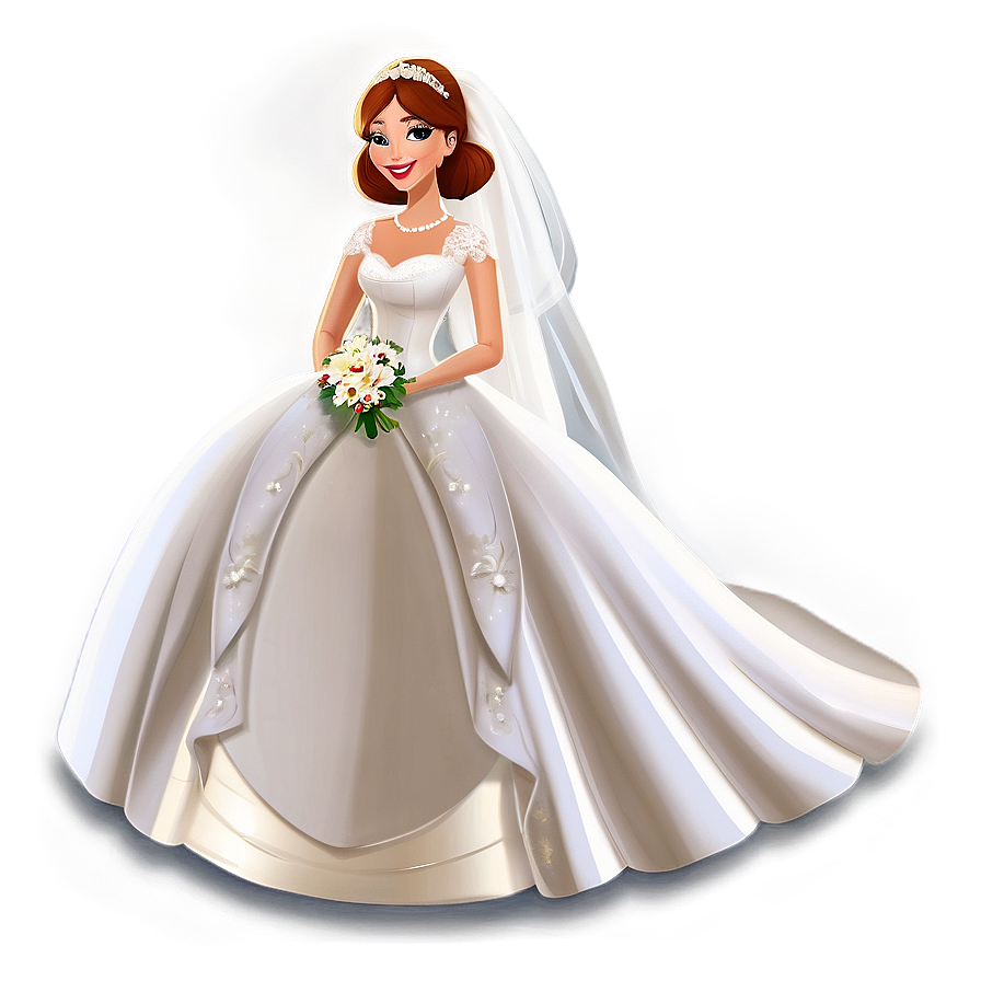 Cartoon Bride Icon Png Njo