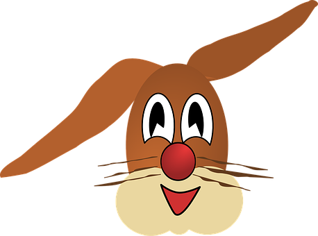 Cartoon Bunny Face Vector