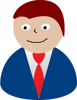 Cartoon Businessman Portrait