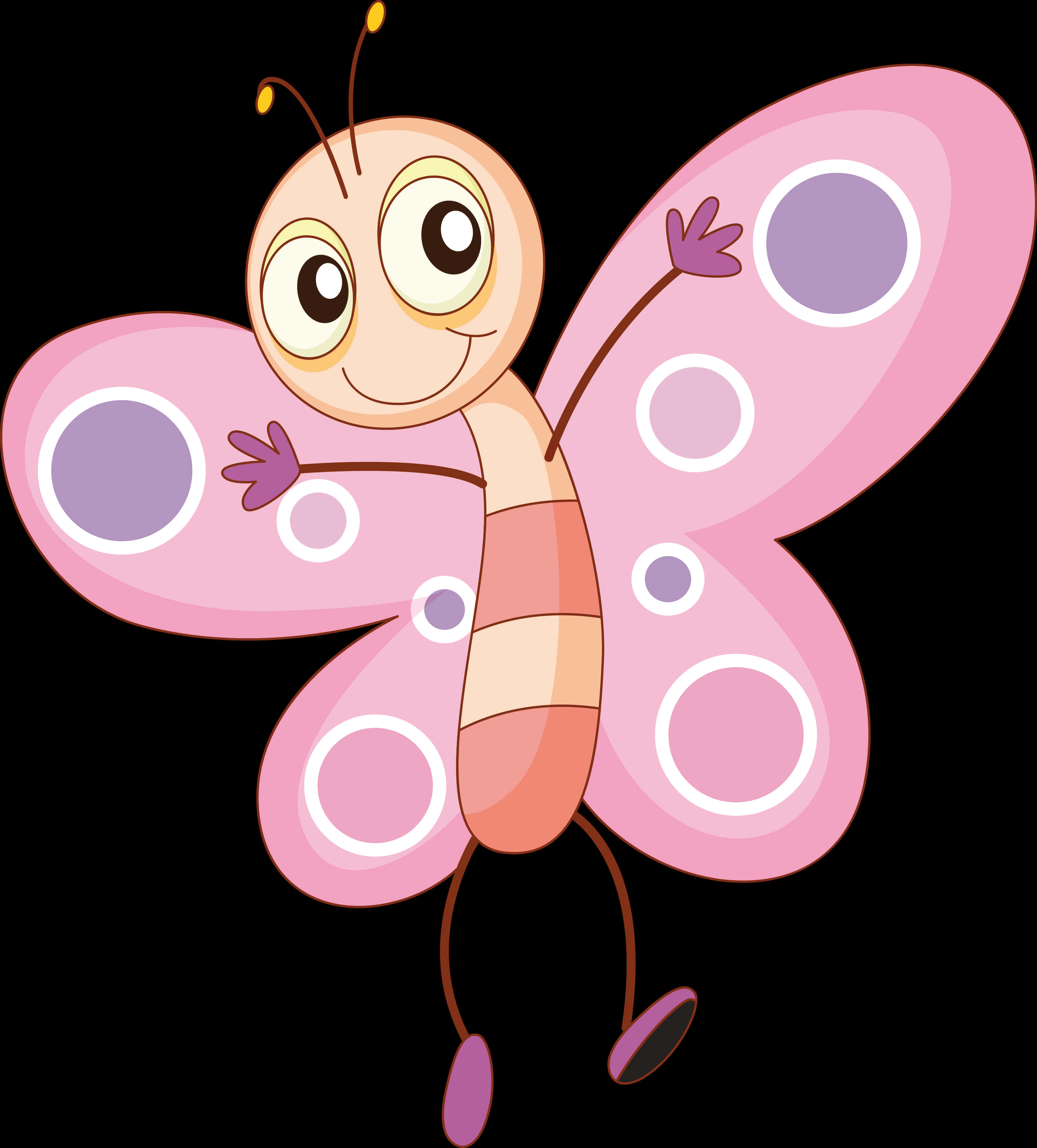 Cartoon Butterfly Character