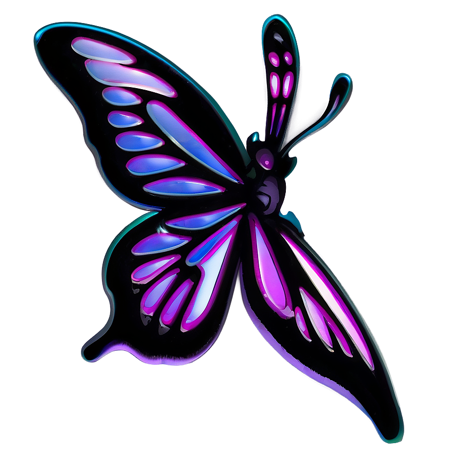 Cartoon Butterfly Outline Png Tvq