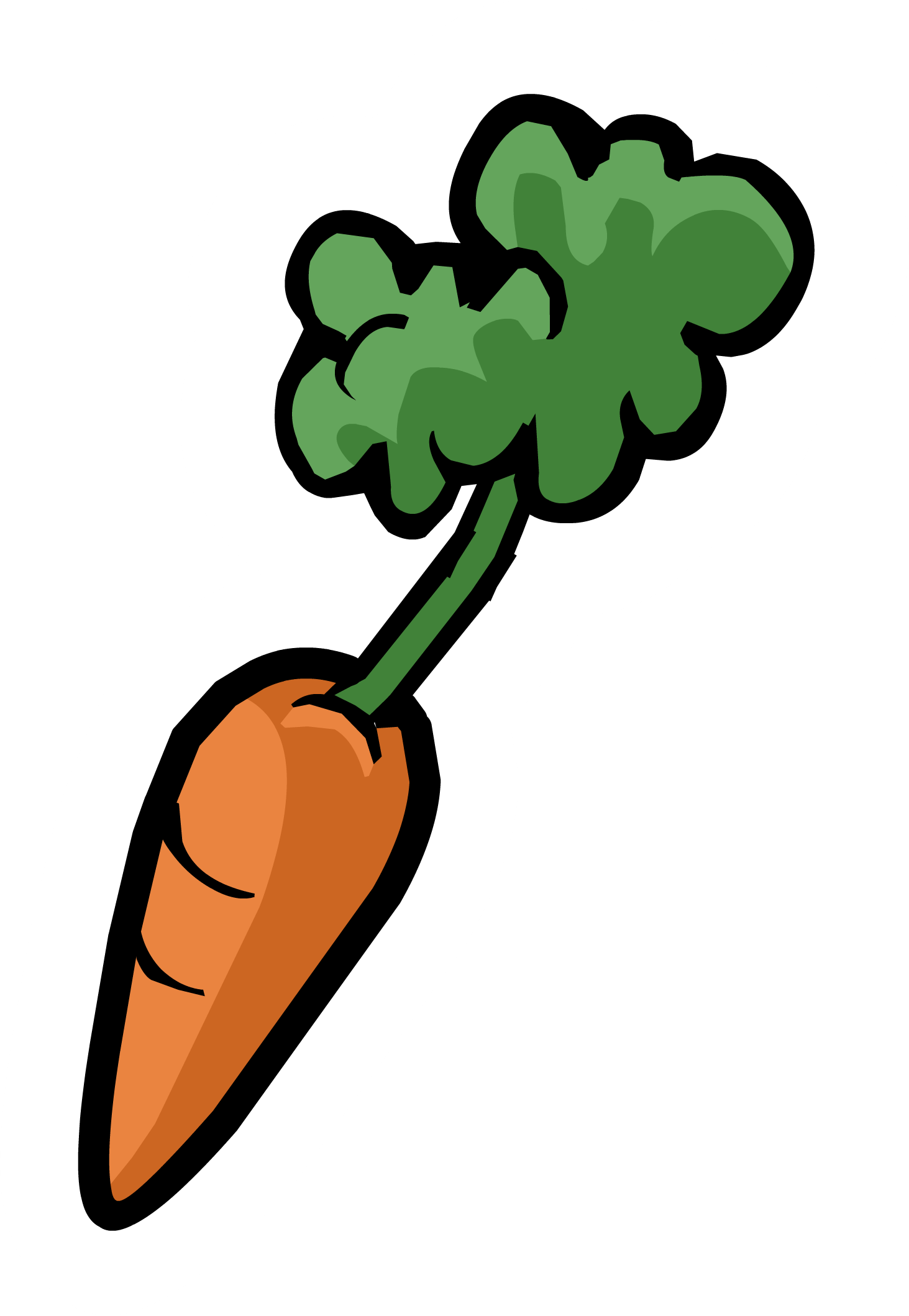 Cartoon Carrot Illustration