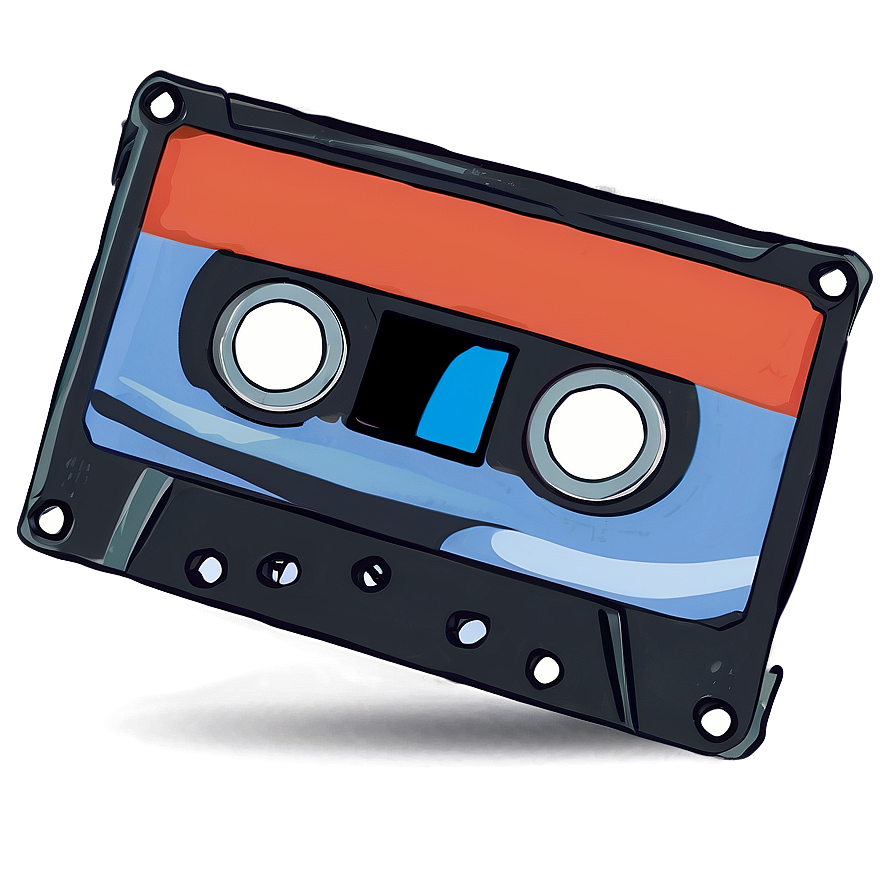 Cartoon Cassette Tape Png 05252024