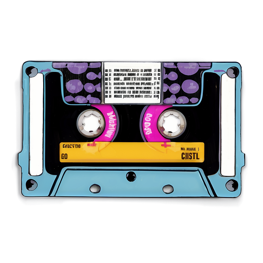 Cartoon Cassette Tape Png Wll