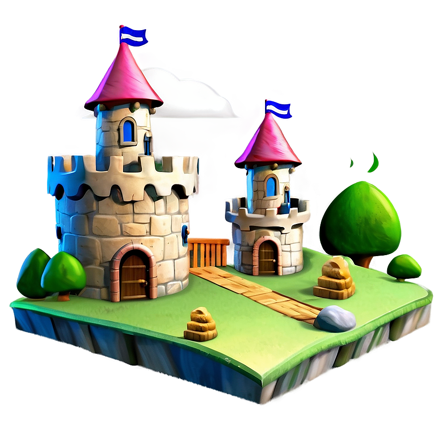 Cartoon Castle Png Yab35