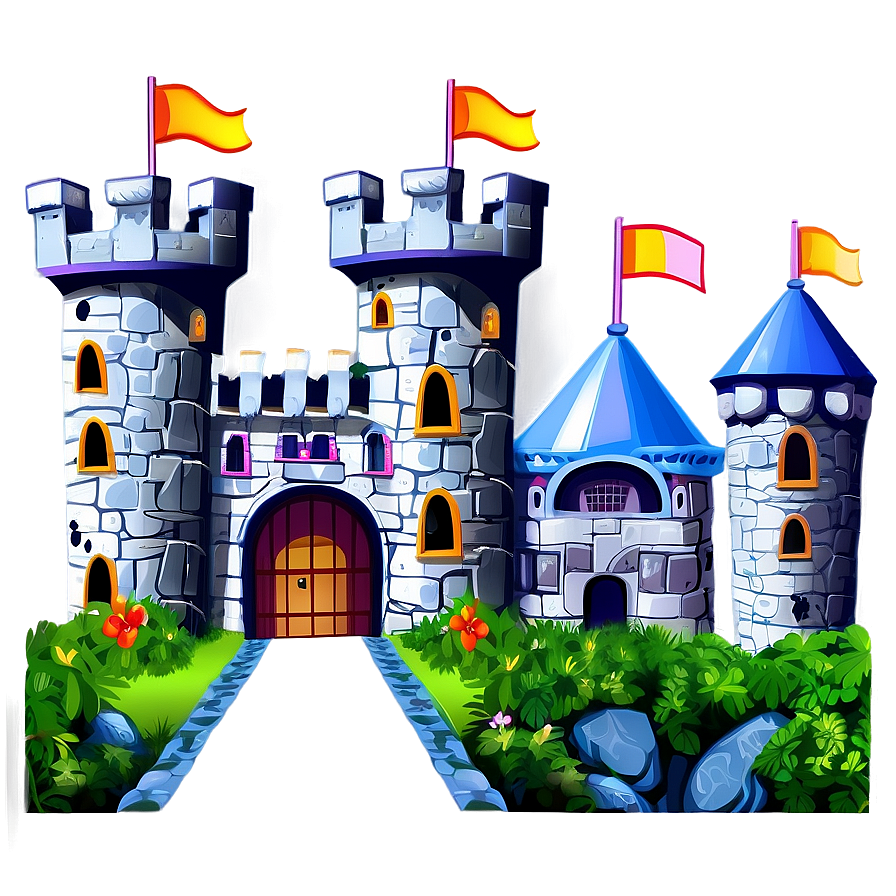 Cartoon Castles Png 05062024