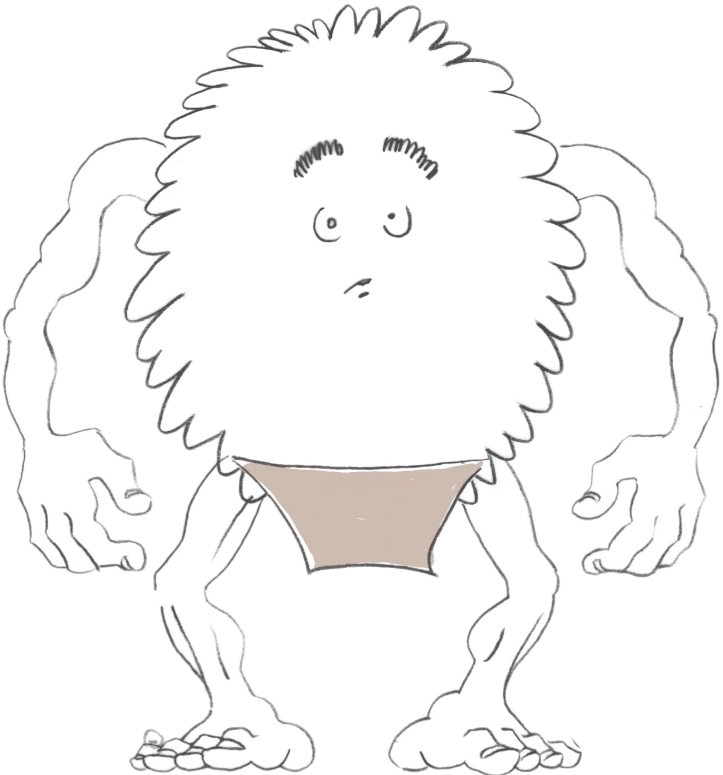 Cartoon Caveman Illustration