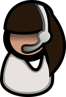 Cartoon Character Headset Icon