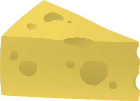 Cartoon Cheese Wedge