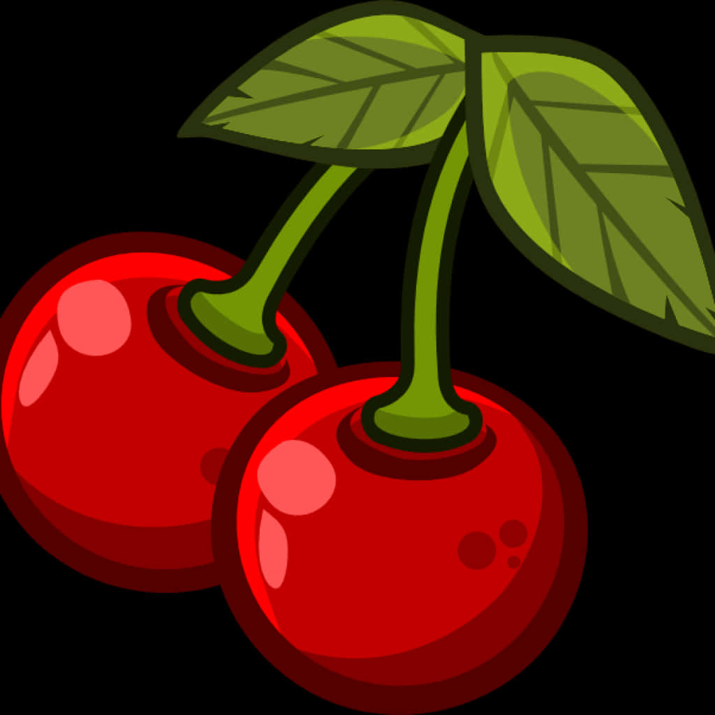 Cartoon Cherries Illustration