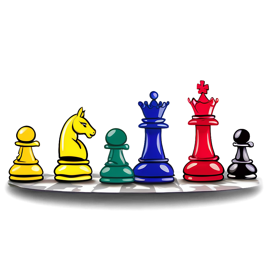 Cartoon Chess Pieces Characters Png Vhy56