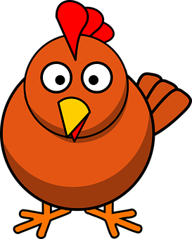 Cartoon Chicken Illustration