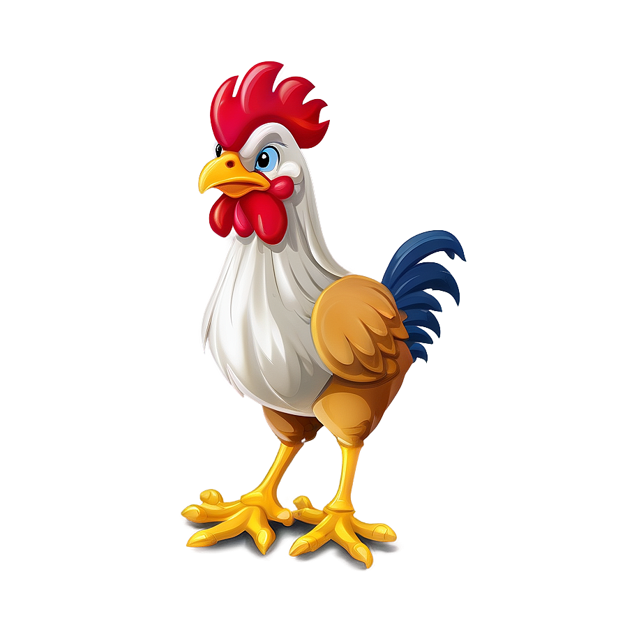 Cartoon Chicken Mascot Png Qhx28