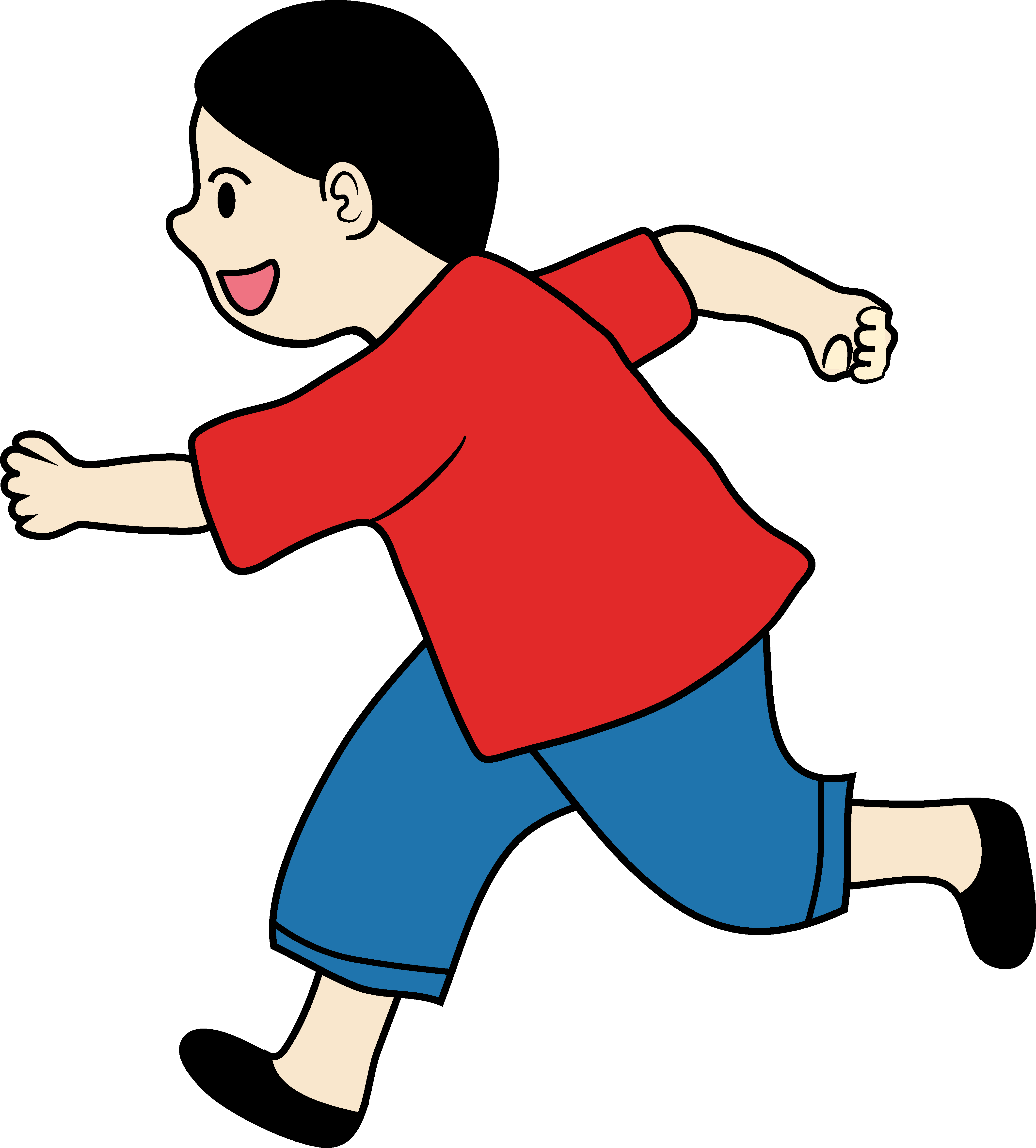 Cartoon Child Running