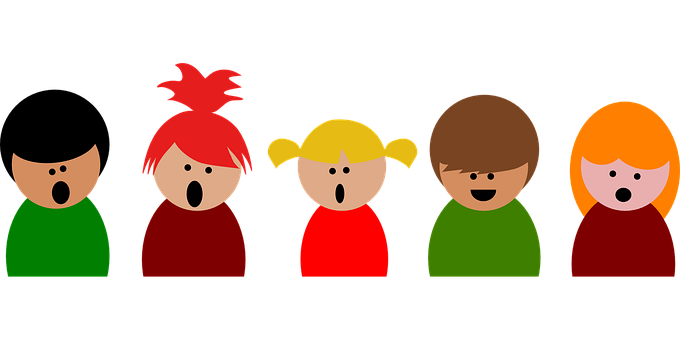 Cartoon_ Childrens_ Choir_ Singing