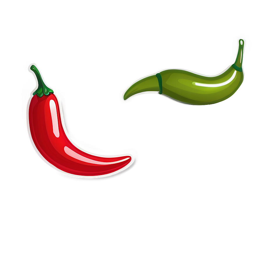 Cartoon Chili Pepper Png Pev42