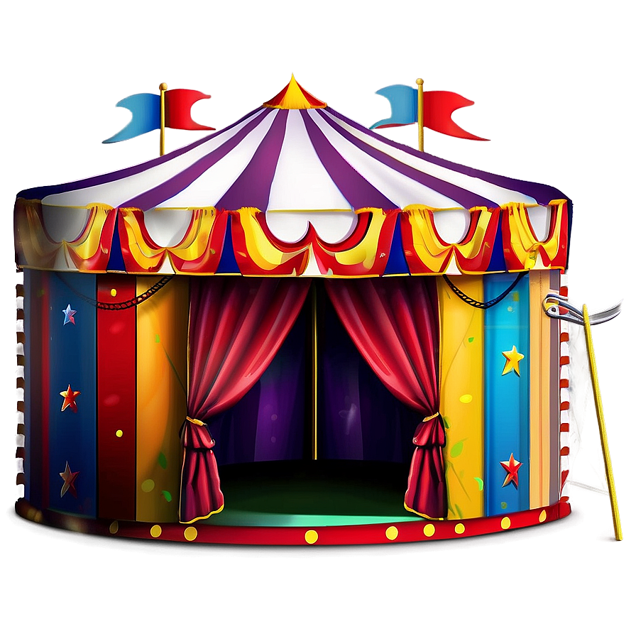 Cartoon Circus Tent Image Png Uwe19