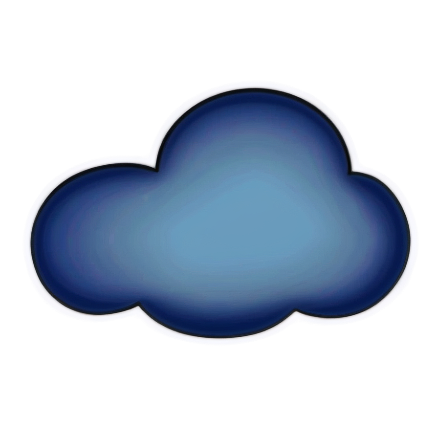 Cartoon Cloud Emoji Png 06272024