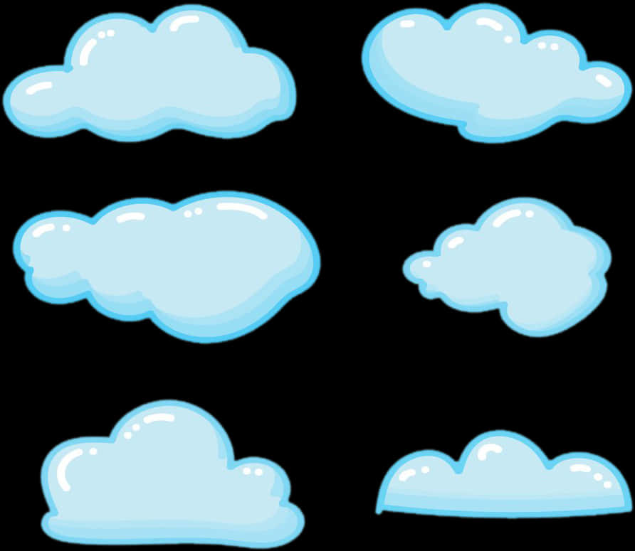 Cartoon Clouds Collection