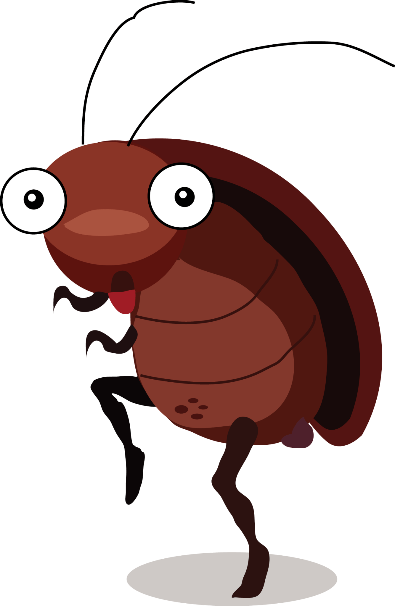 Cartoon Cockroach Standing