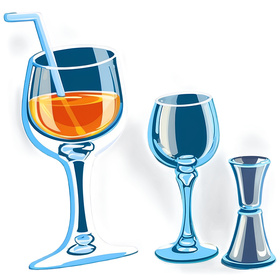 Cartoon Cocktail Glass Png Udd