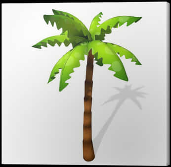 Cartoon Coconut Tree Illustration