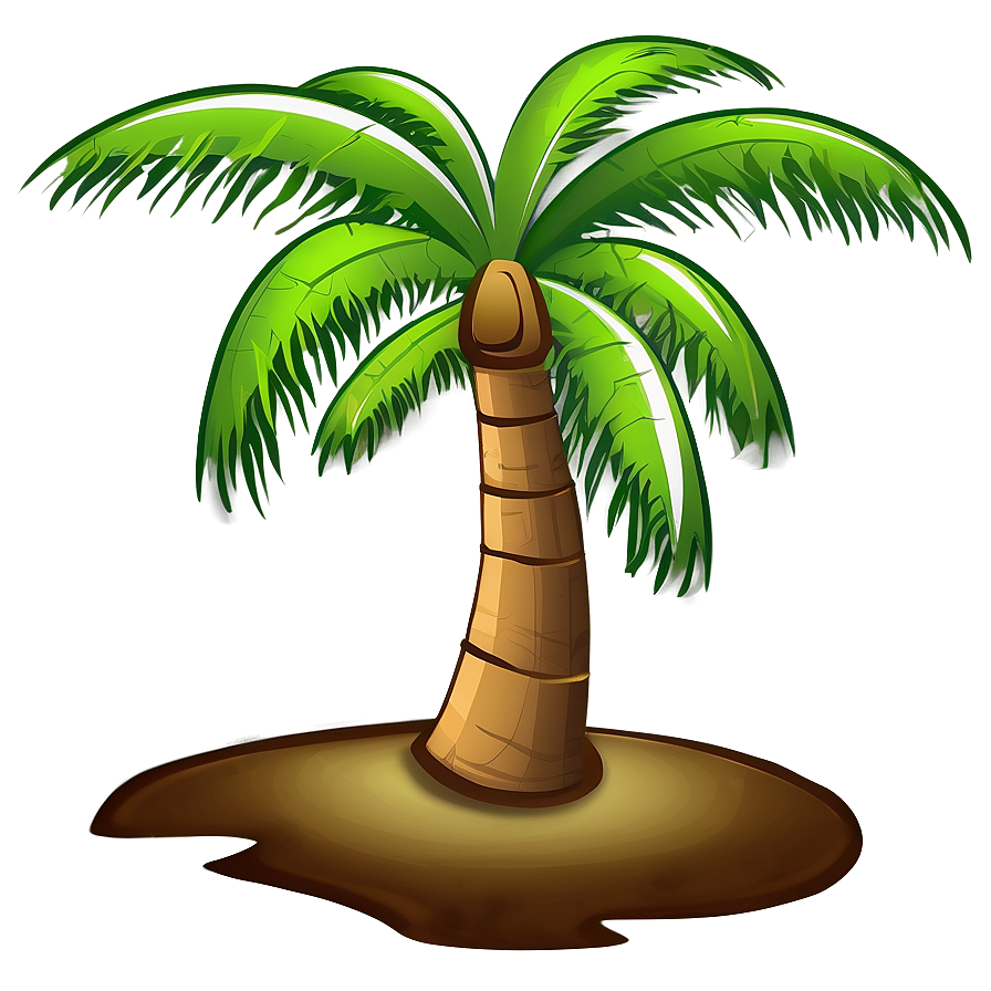 Cartoon Coconut Tree Png Hpg