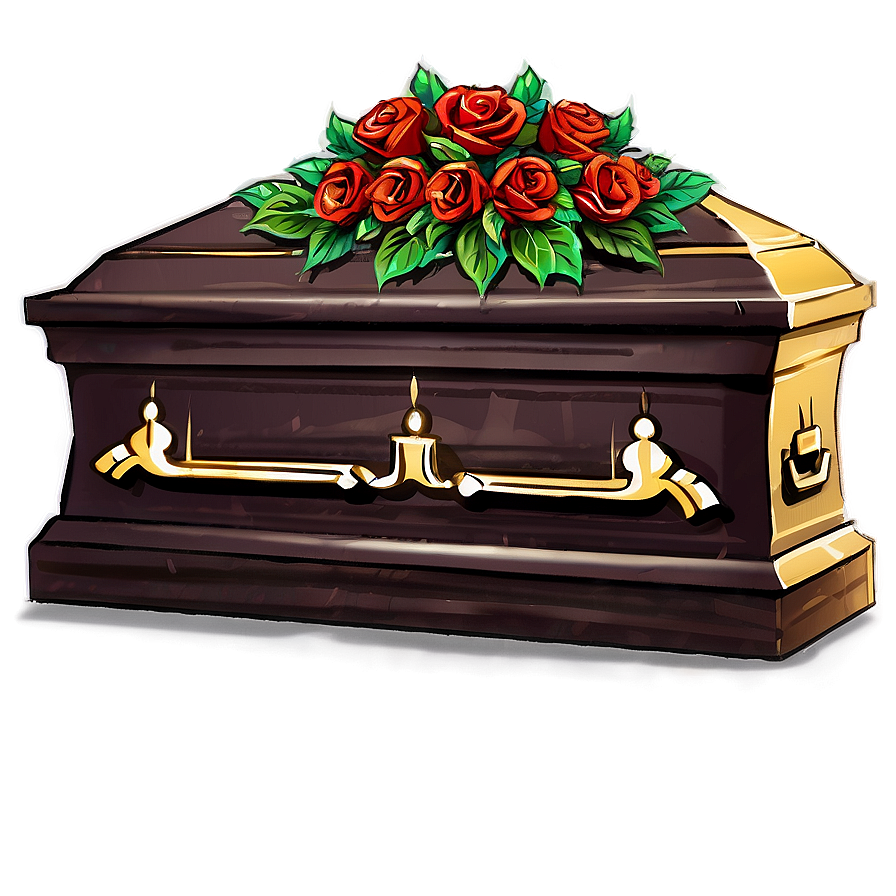 Cartoon Coffin Png 05242024