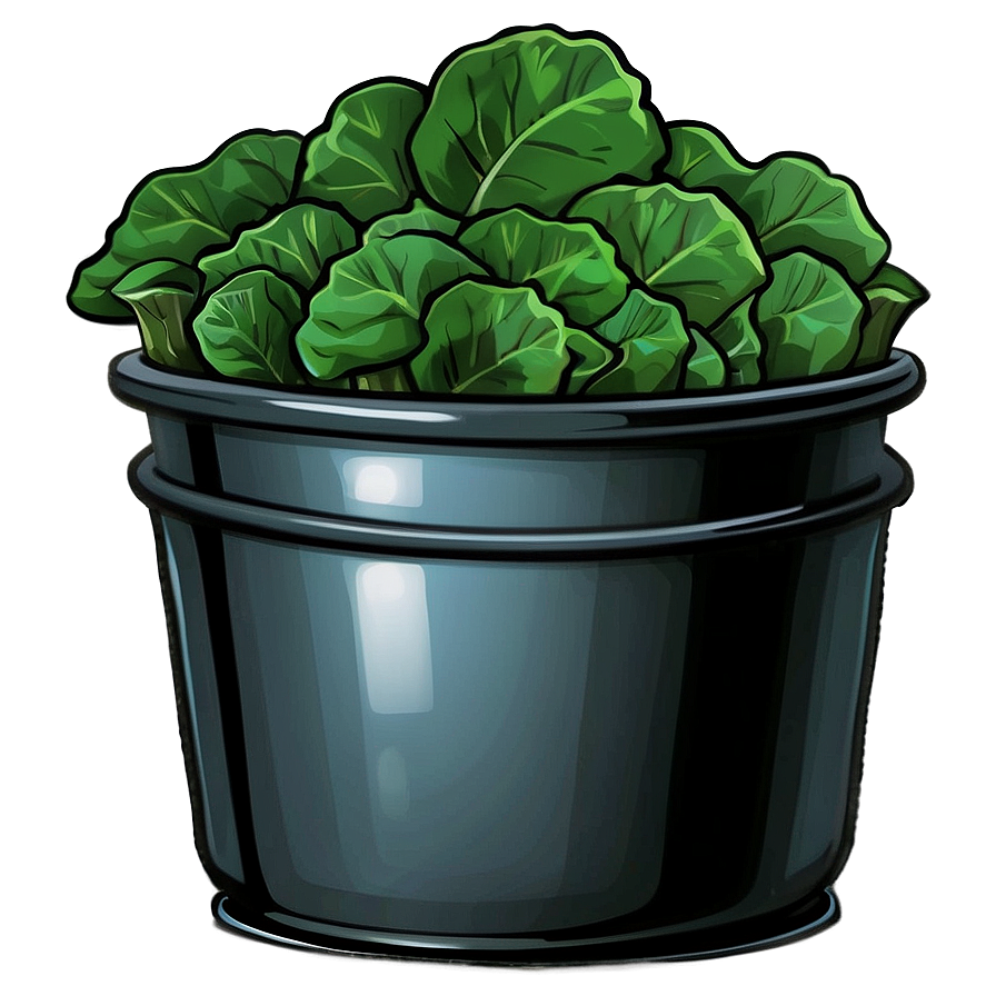 Cartoon Collard Greens Png Sgc21