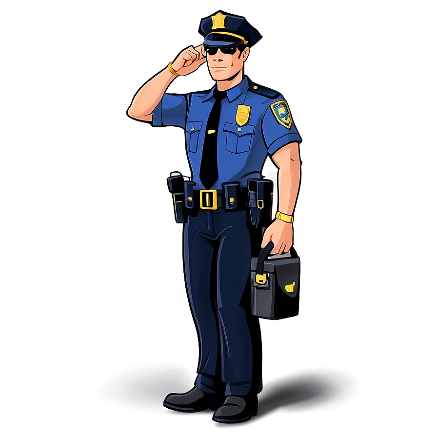 Cartoon Cop Png 79