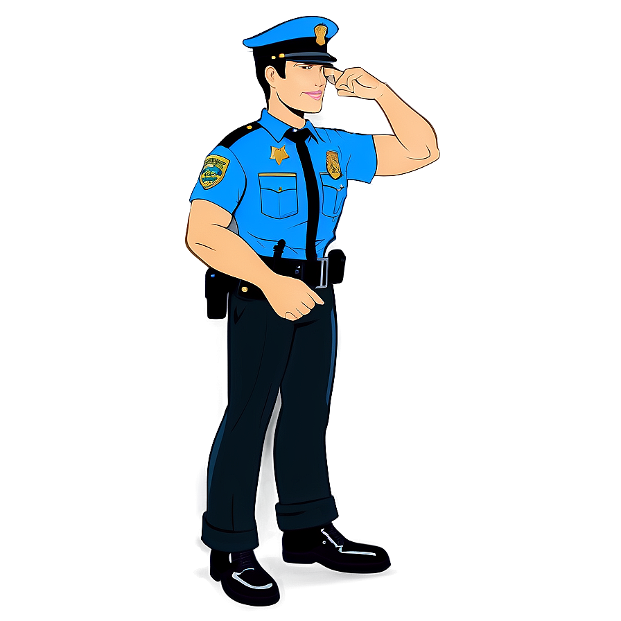 Cartoon Cop Png Gpx