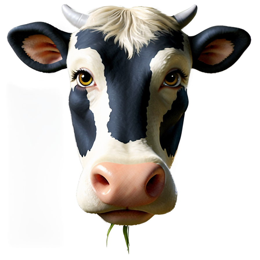 Cartoon Cow Face Png 64