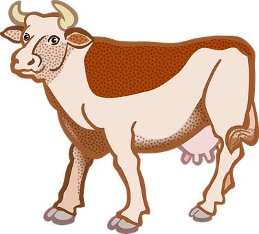 Cartoon Cow Illustration