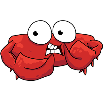 Cartoon Crab Character