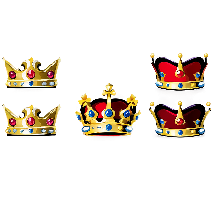 Cartoon Crown For Queen Png 06132024