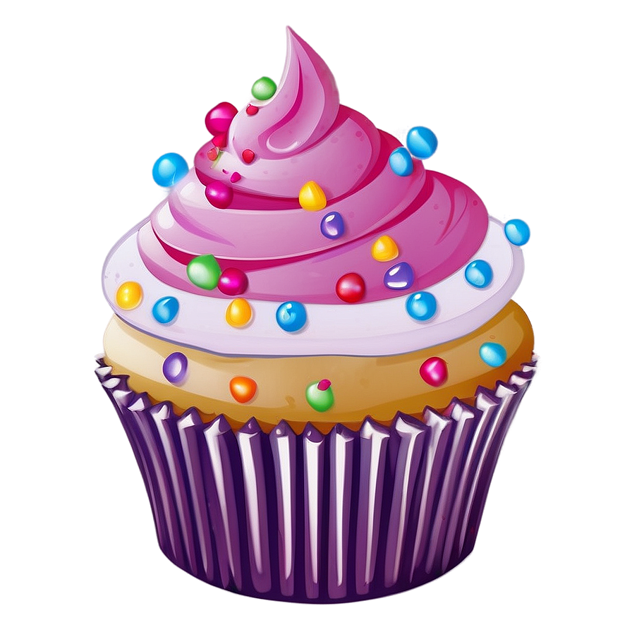 Cartoon Cupcake Png 05032024