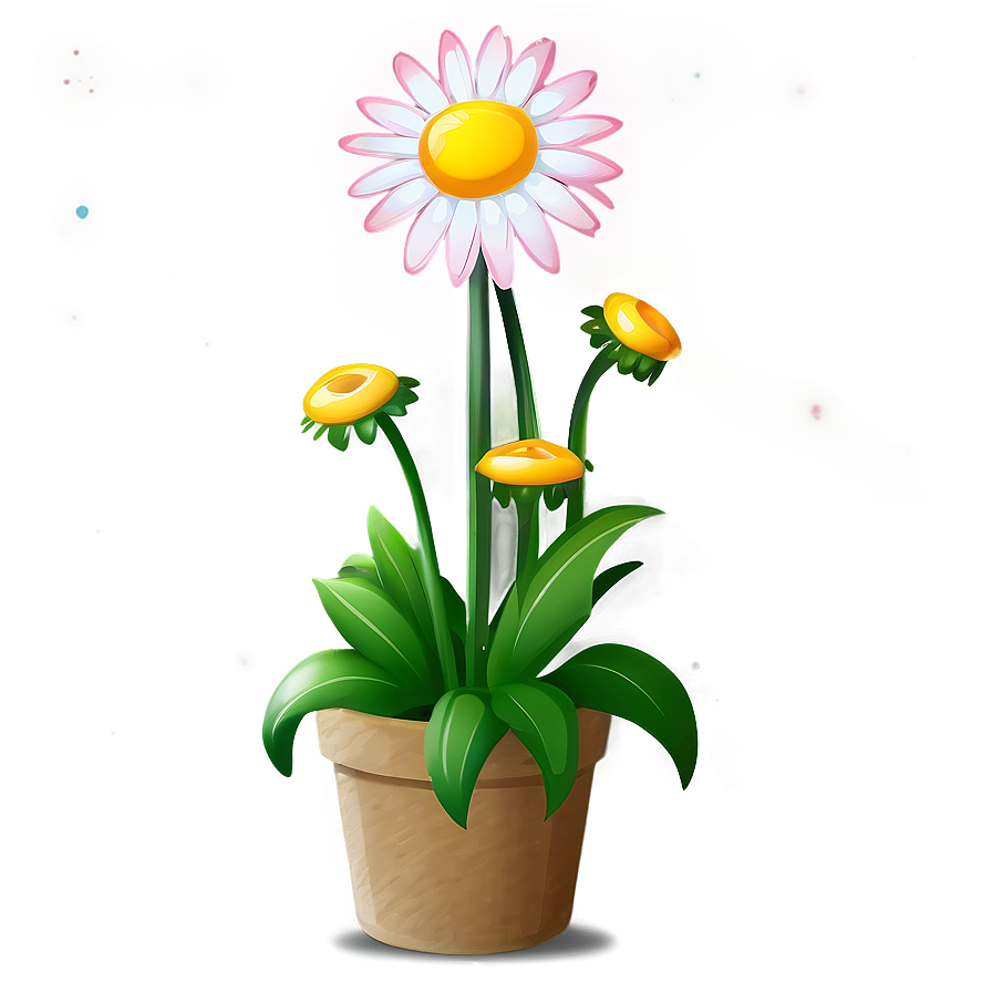 Cartoon Daisy Flower Png 37