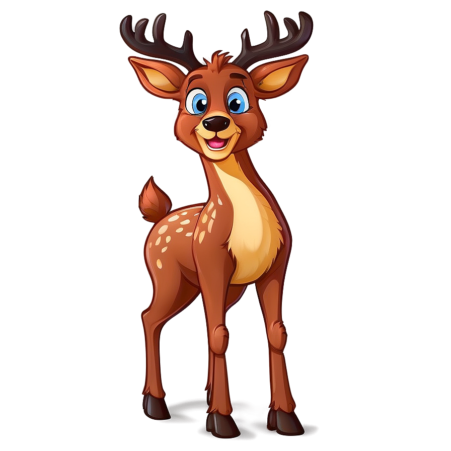 Cartoon Deer Character Png 05062024