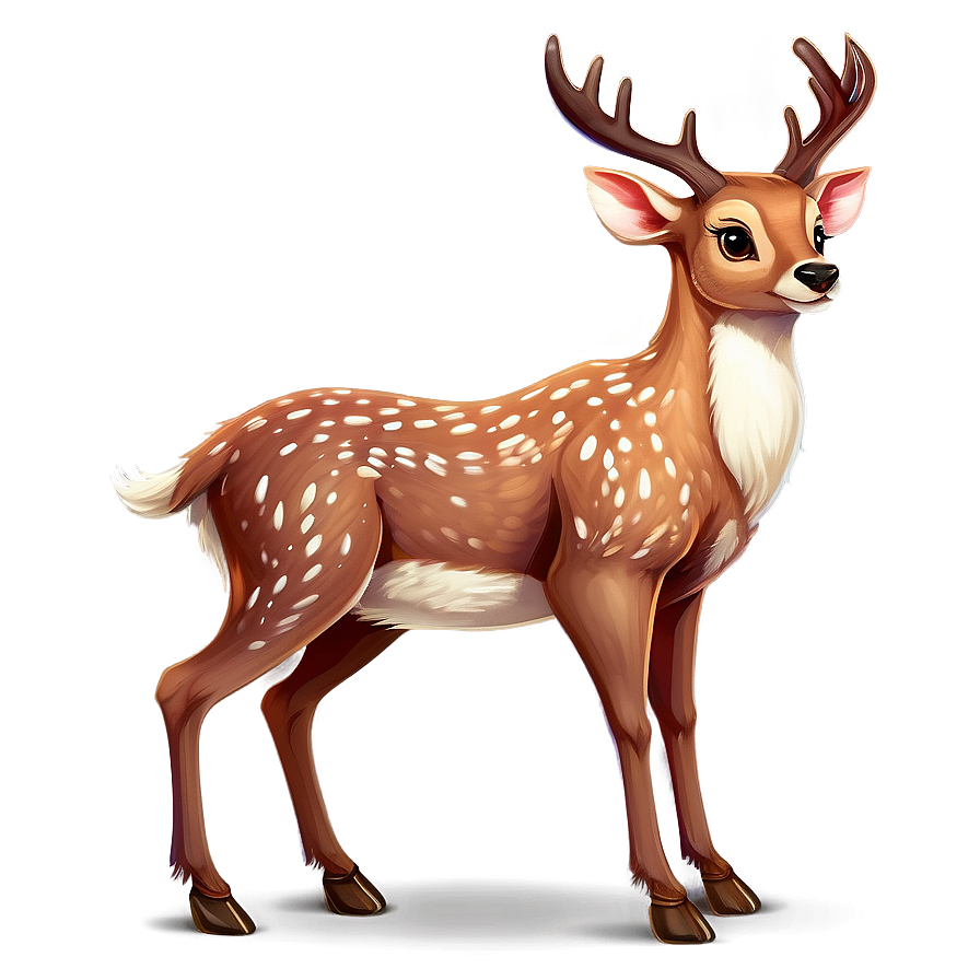 Cartoon Deer Character Png 85