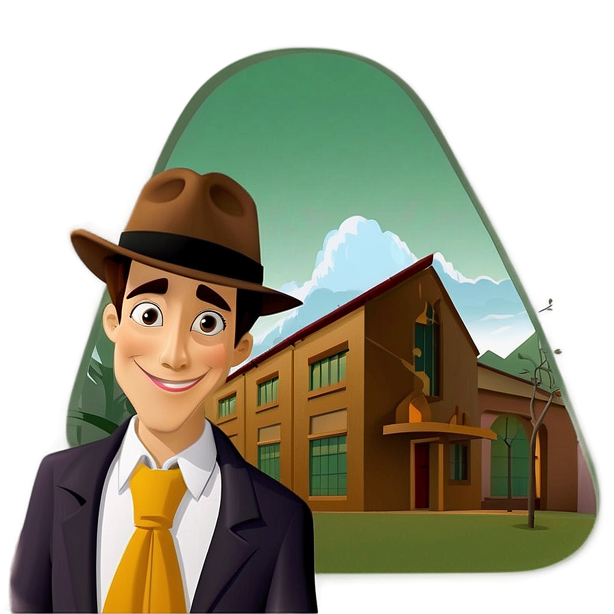 Cartoon Detective Png Jwj