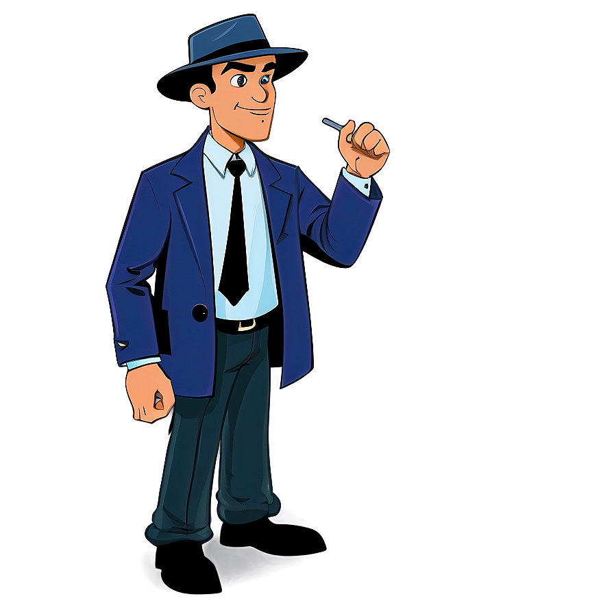 Cartoon Detective Png Xdx