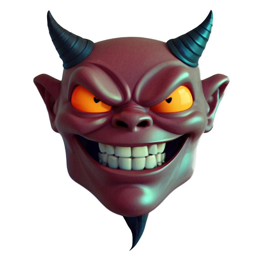 Cartoon Devil Emoji Png 2