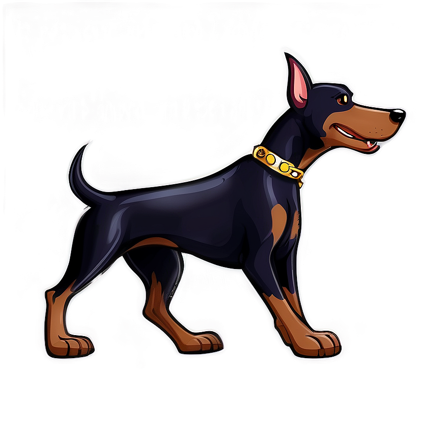 Cartoon Doberman Png 6