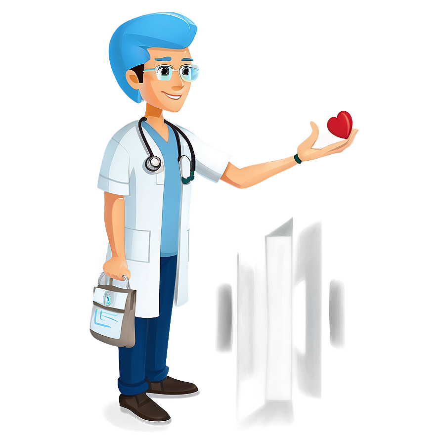 Cartoon Doctor With Medical Bag Png 06262024