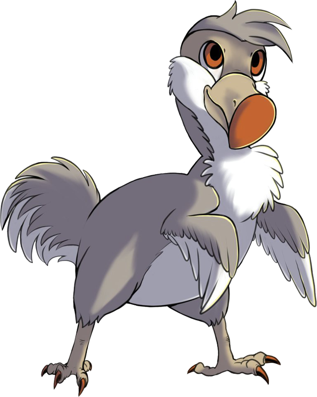 Cartoon Dodo Bird Illustration