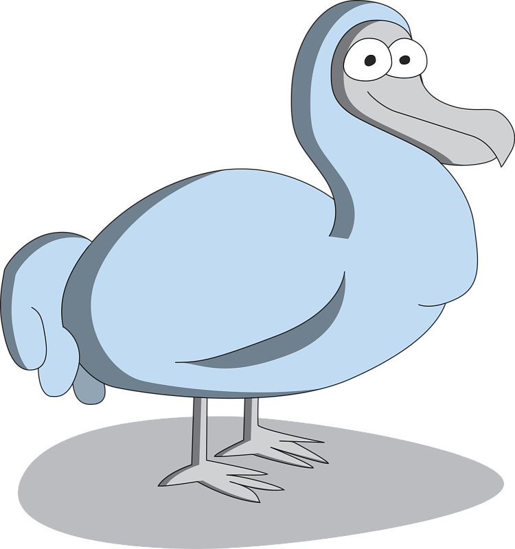 Cartoon Dodo Bird Illustration