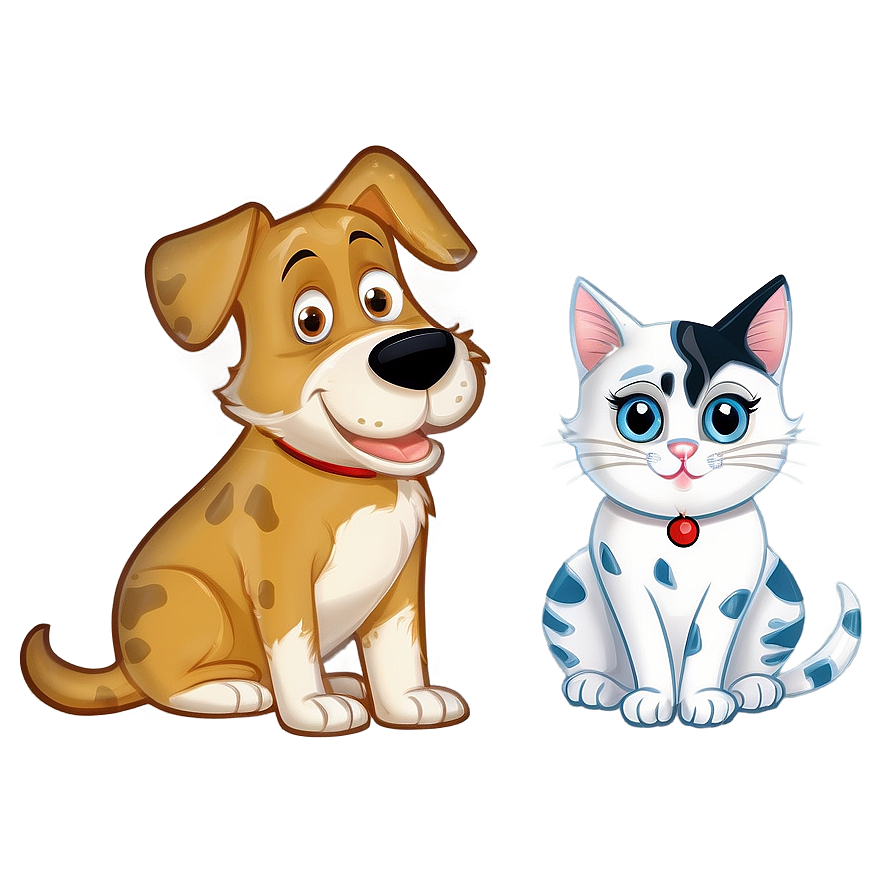 Cartoon Dog And Cat Png 11