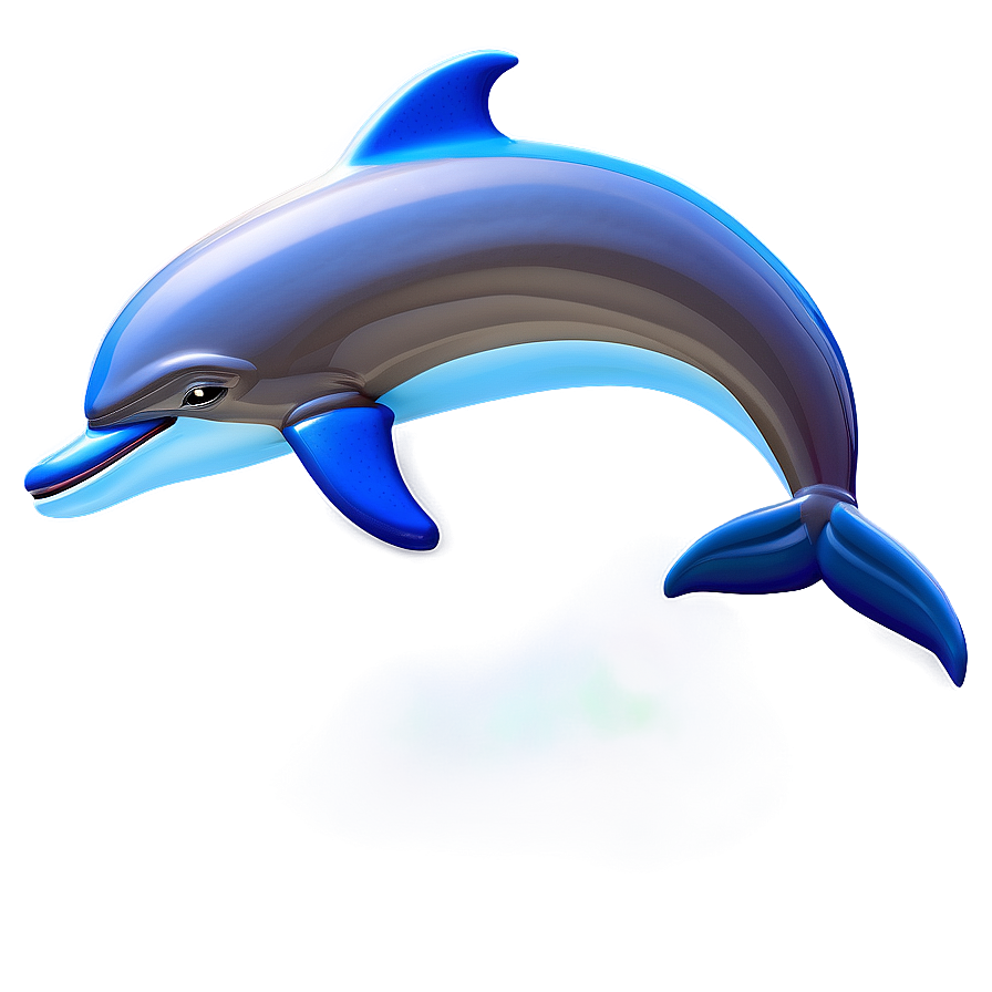 Cartoon Dolphin In Sunlight Png Phf